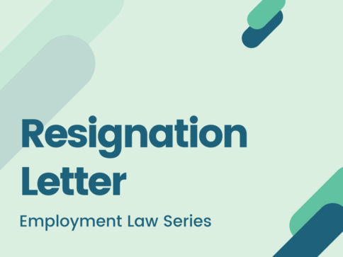 Sample Employment Resignation Letter Dutton Employment Law