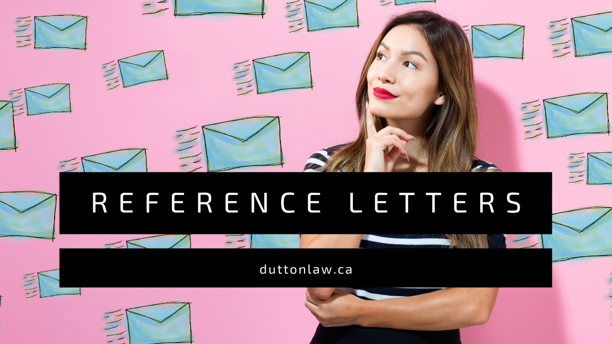 Reference Letters How To Template The Law