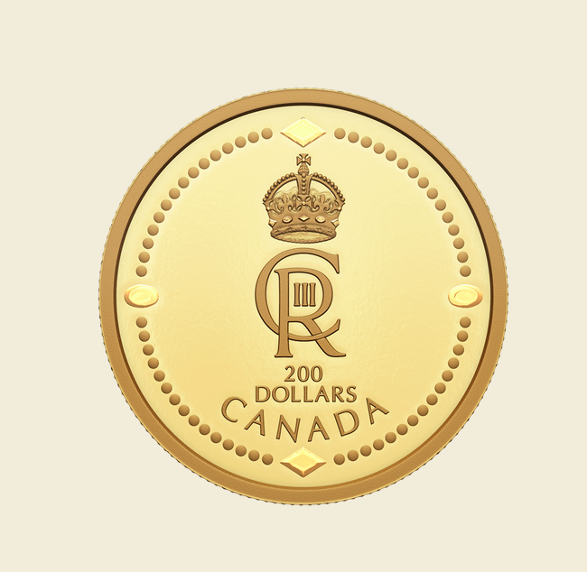 King Charles' Royal Cypher that will appear on Canadian currency 